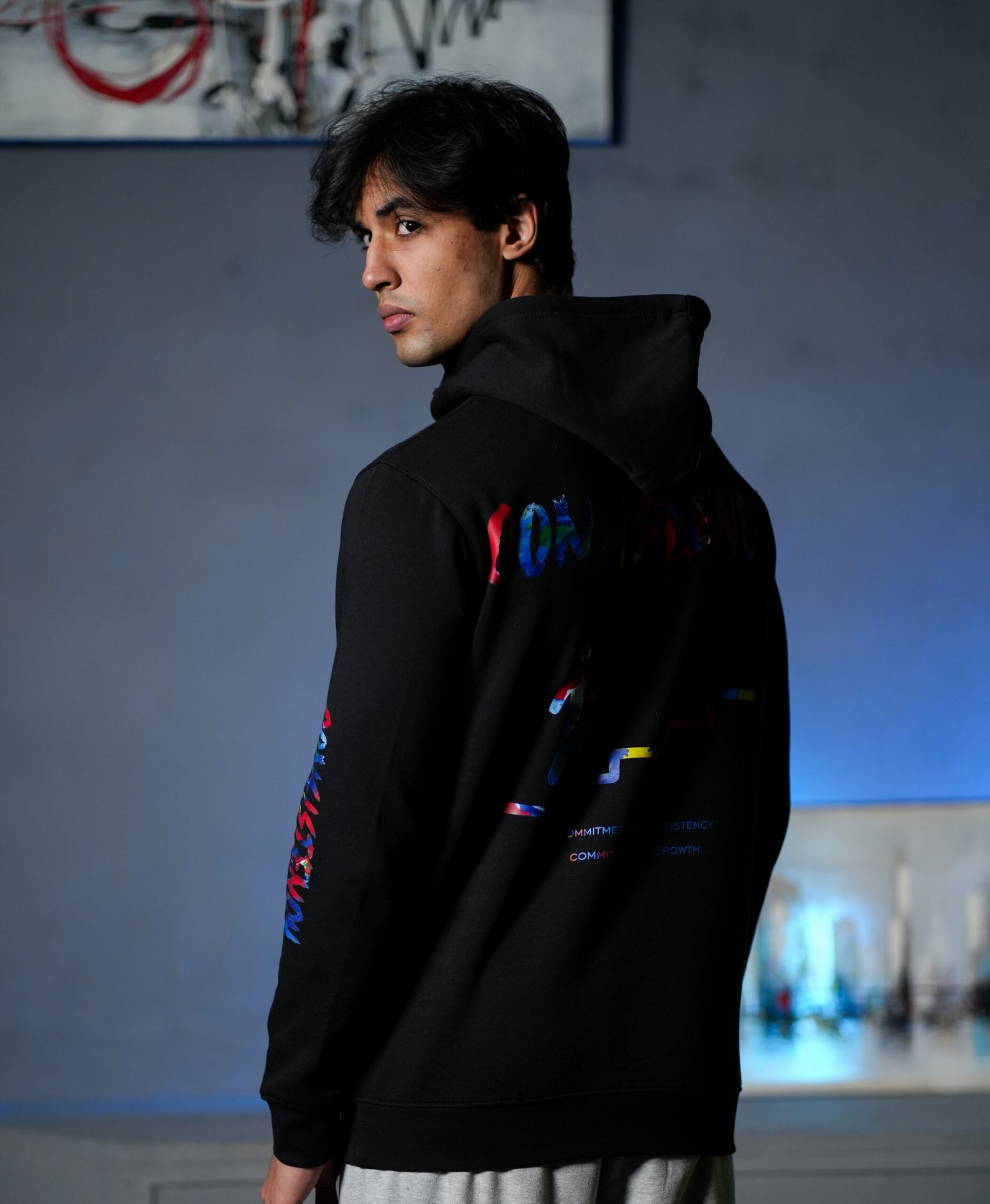 Consistency Black Hoodie - Image 7