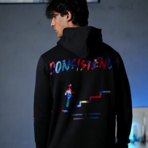 Consistency Black Hoodie