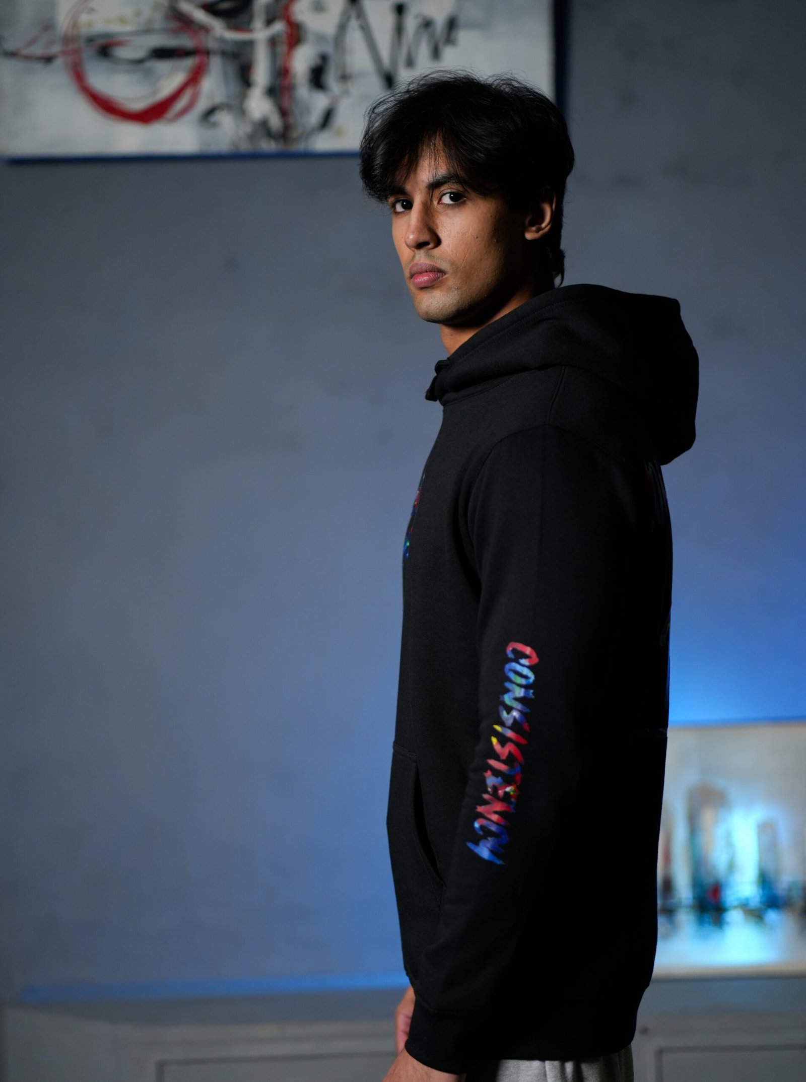 Consistency Black Hoodie - Image 3