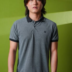 Classic Gray Men’s Polo Shirt